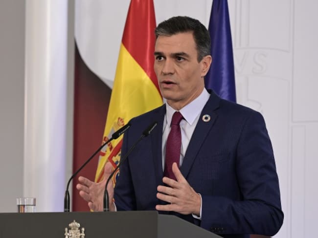 El presidente Pedro Sánchez en una de sus últimas intervenciones