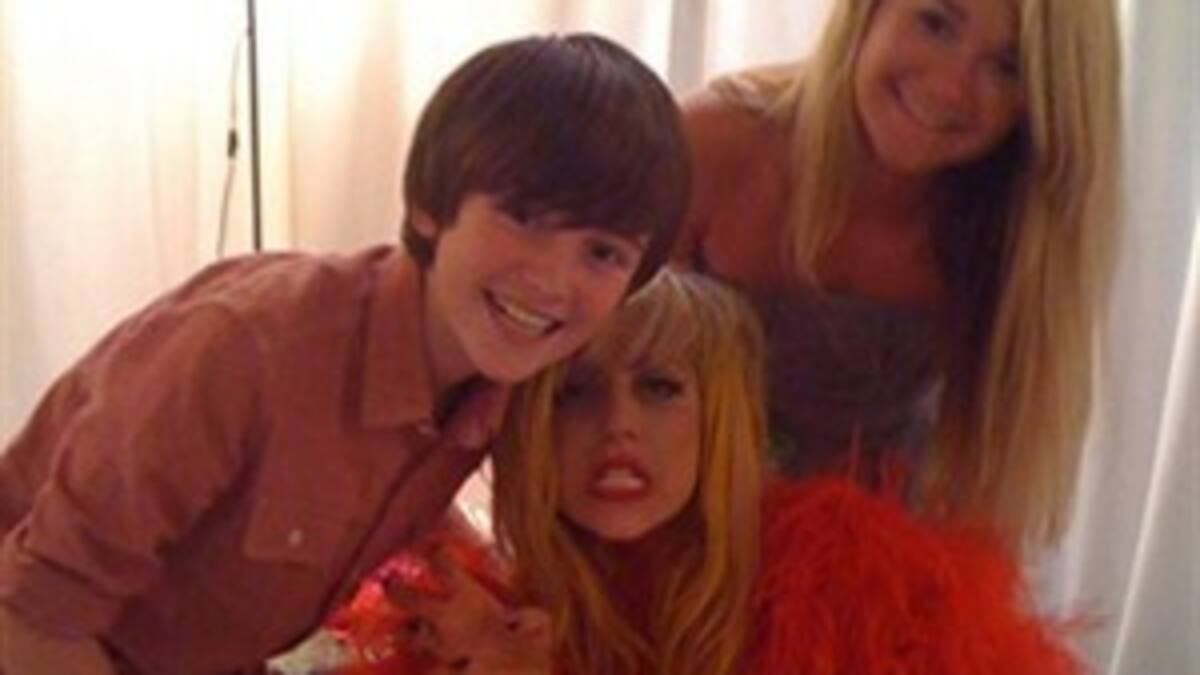 Lady Gaga y Greyson Chance, por fin juntos
