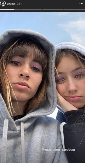 Aitana y María Bernardeau en una imagen de su Instagram.