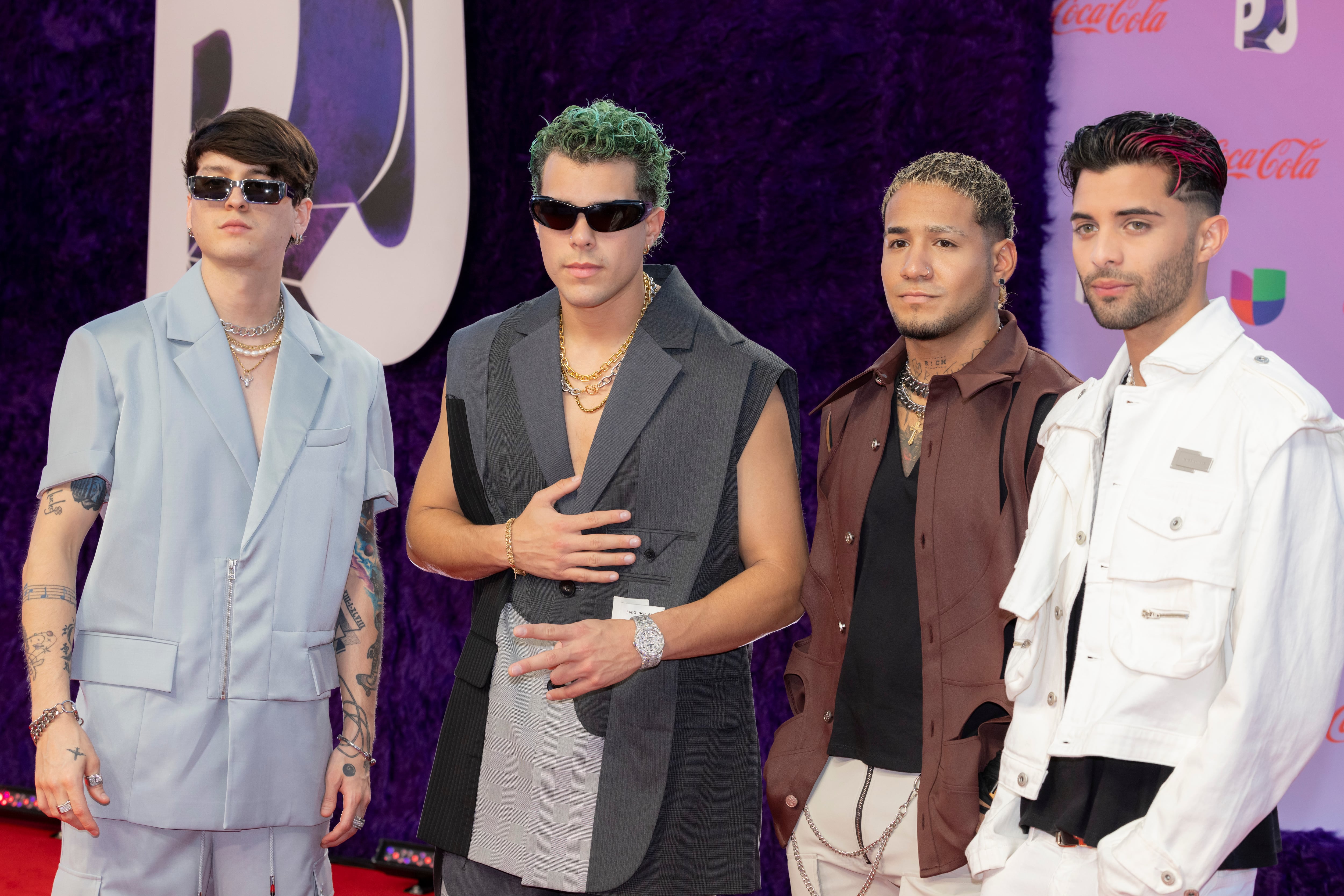 Los chicos de CNCO en los Premios Juventud Awards 2023