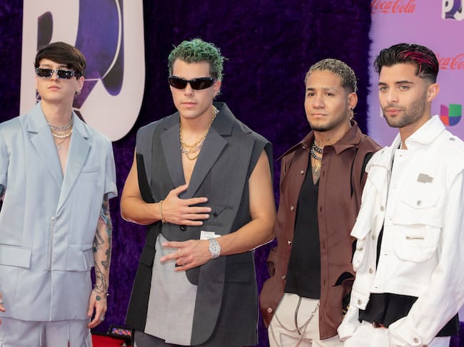 Los chicos de CNCO en los Premios Juventud Awards 2023