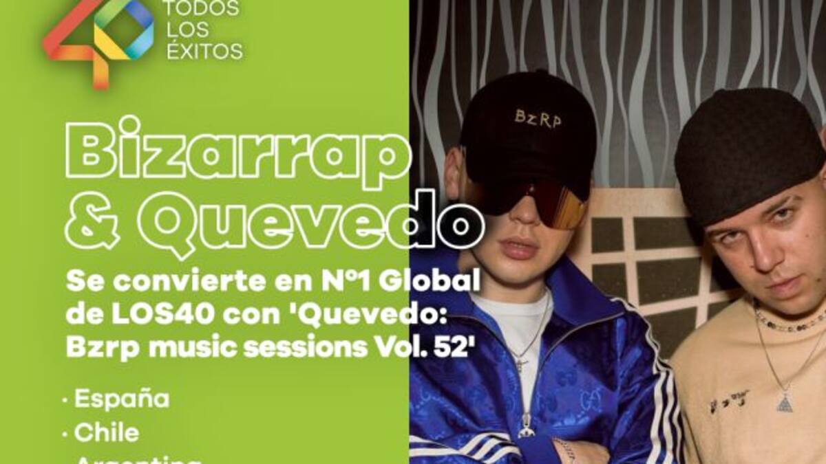 Bizarrap y Quevedo logran el Número 1 Global en Panamá, Latinoamérica y España con 'Quédate'