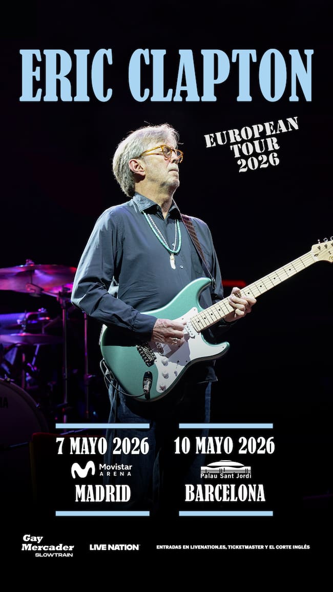 Eric Clapton anuncia dos únicos conciertos en España en 2026
