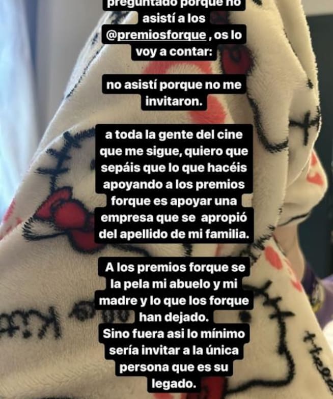 Instagram de María Forqué