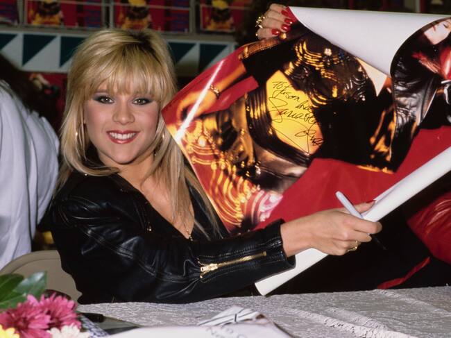 Samantha Fox en 1987.