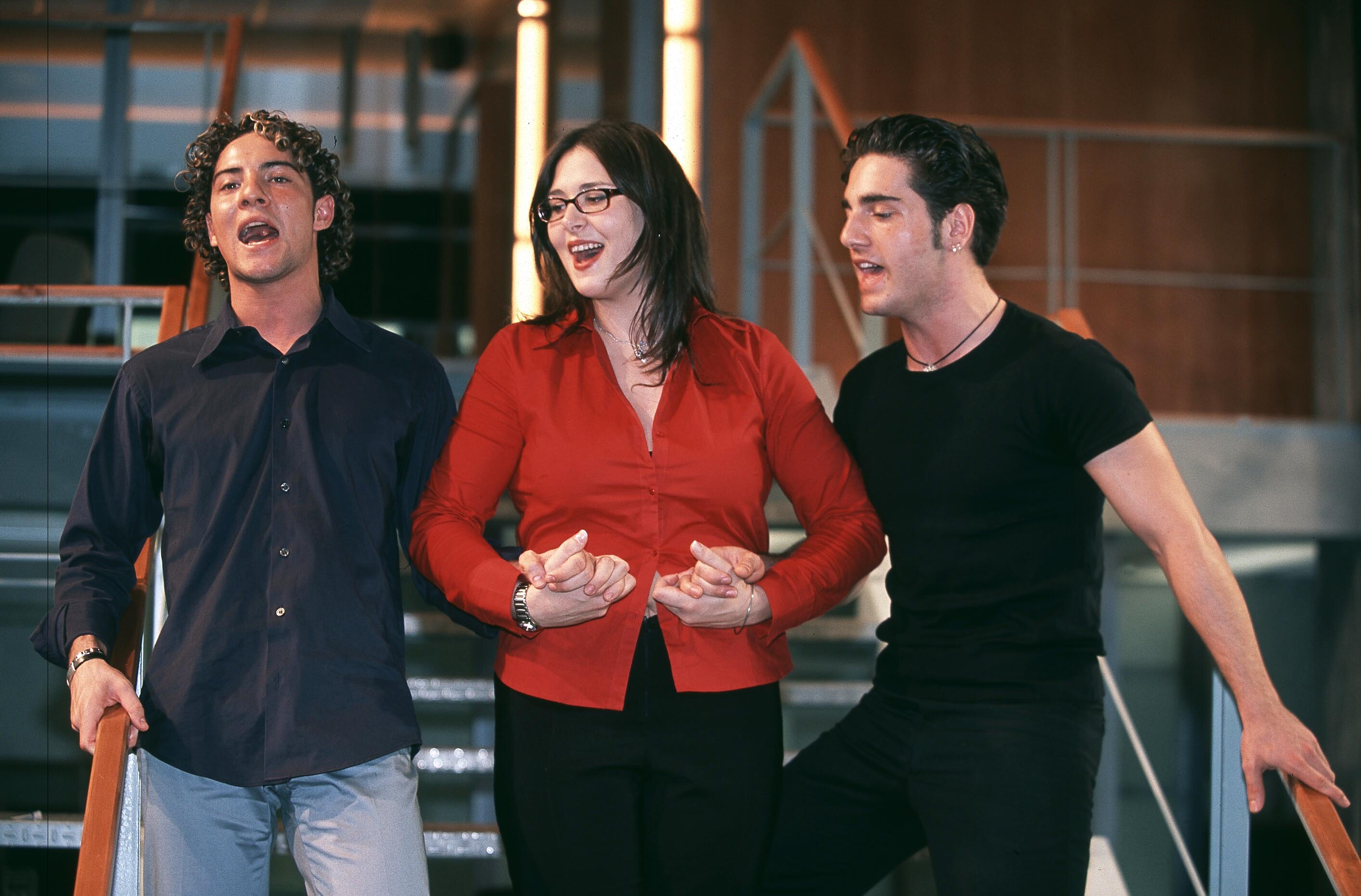 Los tres finalistas. Los tres ganadores: Rosa, David Bustamante y David Bisbal. (Foto de Xavi Gomez/Cover/Getty Images)