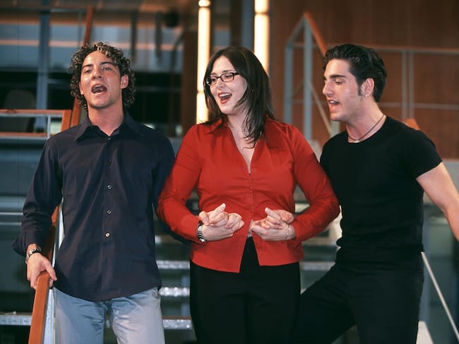 Los tres finalistas. Los tres ganadores: Rosa, David Bustamante y David Bisbal. (Foto de Xavi Gomez/Cover/Getty Images)