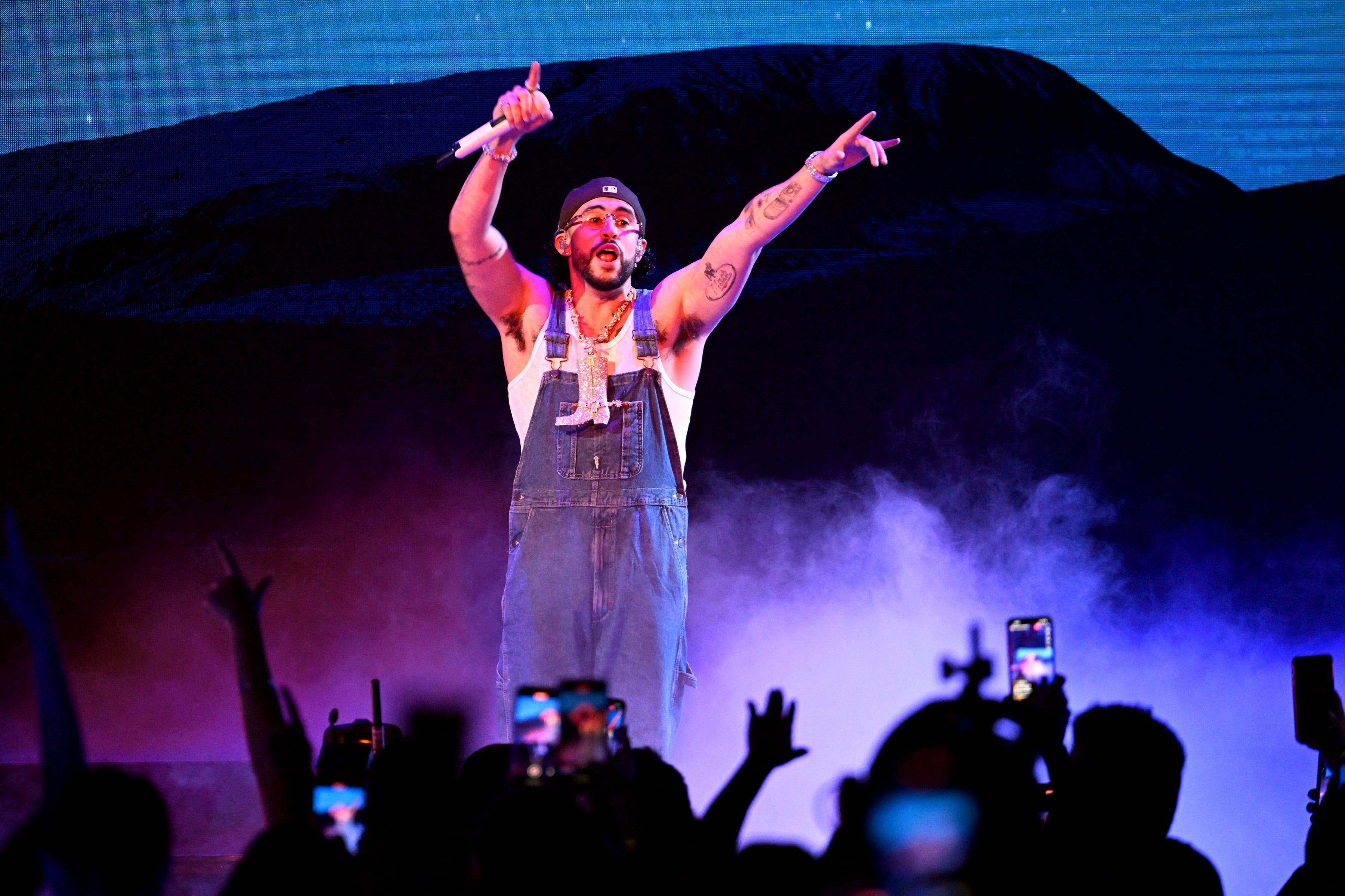 Bad Bunny, en los Premios Billboard de la música latina 2023.