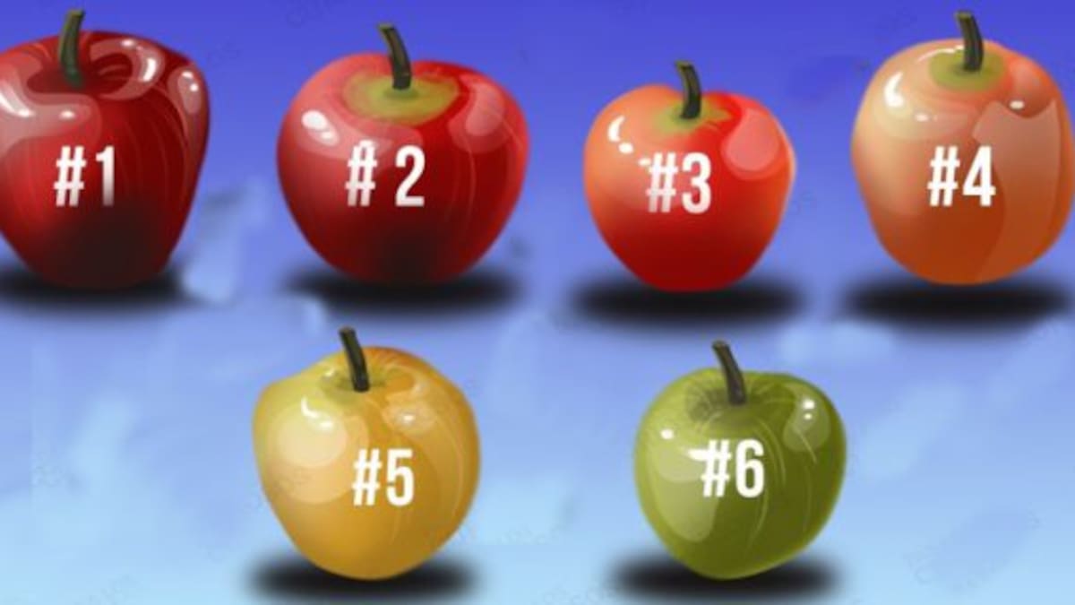 Elegí una manzana y descubrí algo oculto de tu personalidad