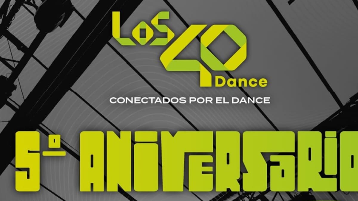 Cartel de LOS40 Dance 5º aniversario: Oliver Heldens, Abel Ramos, Albert Neve, YellowHeads y más