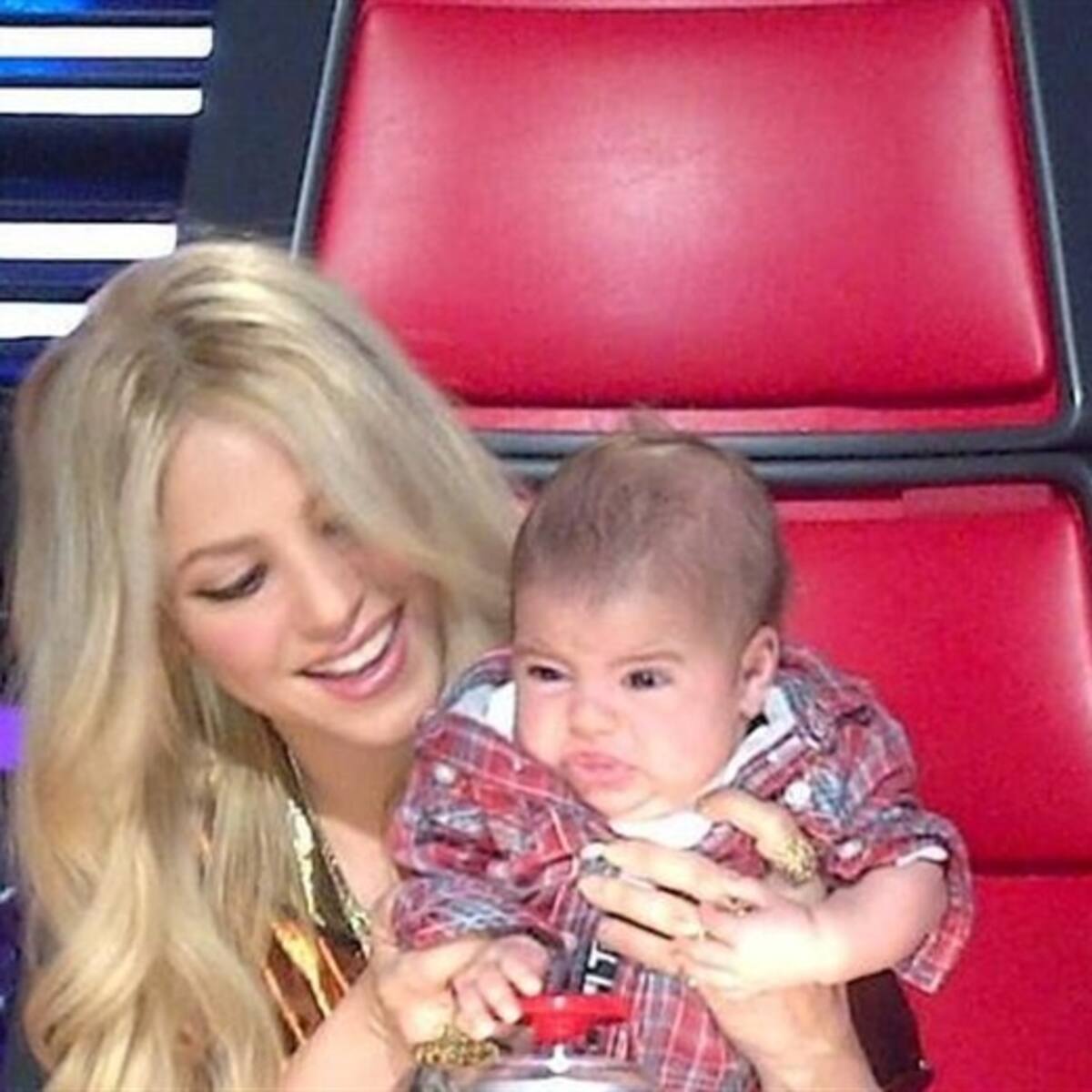 Shakira llevó a Milan a "The Voice"