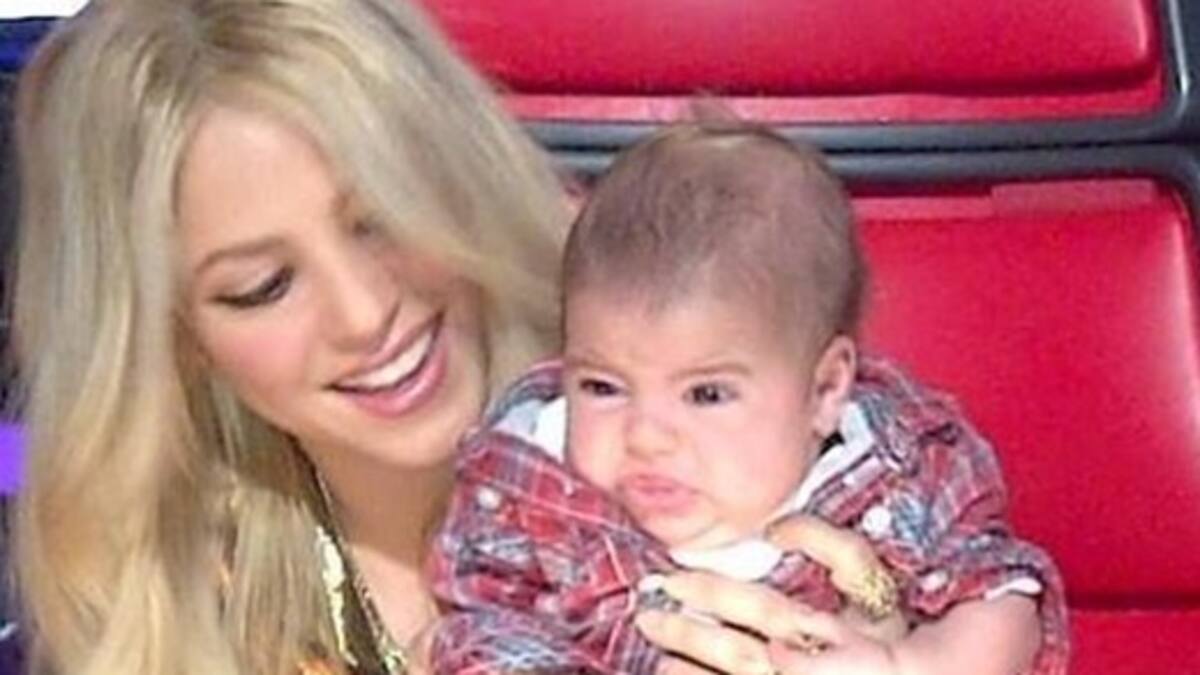 Shakira llevó a Milan a "The Voice"