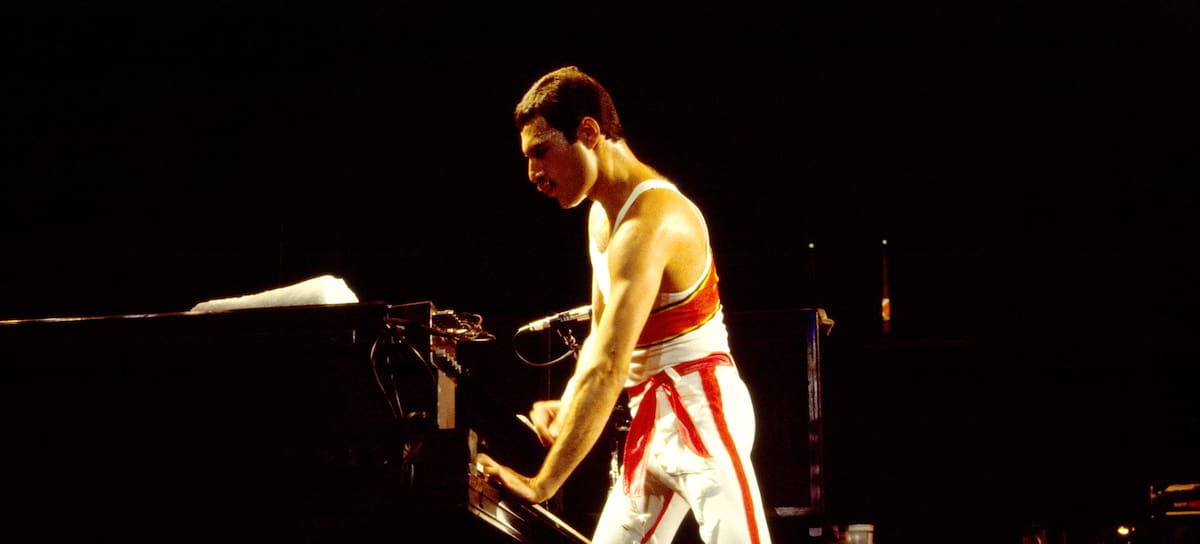Freddie Mercury en New Jersey en 1982.