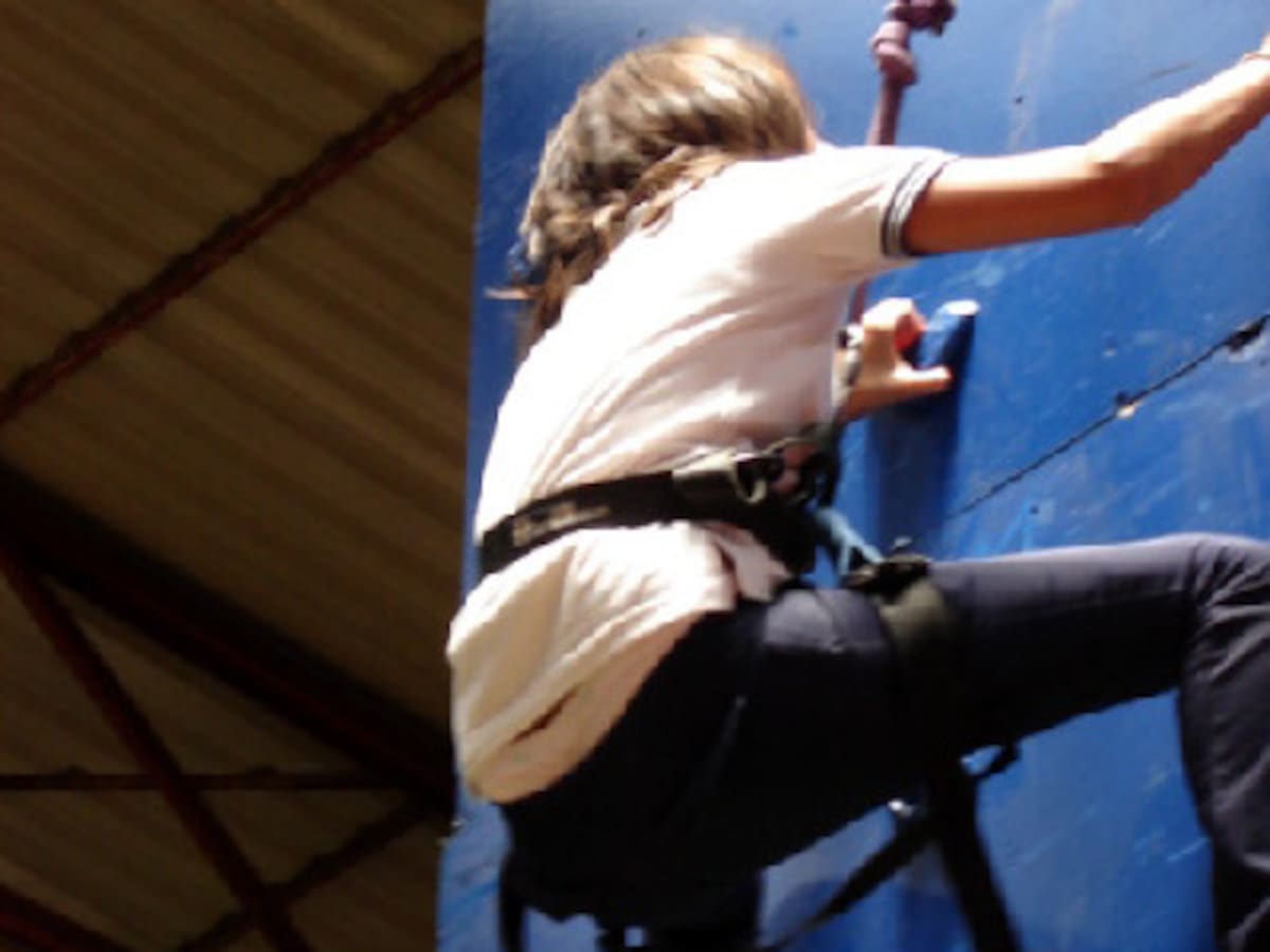 La pared escaladora!!! Como costó