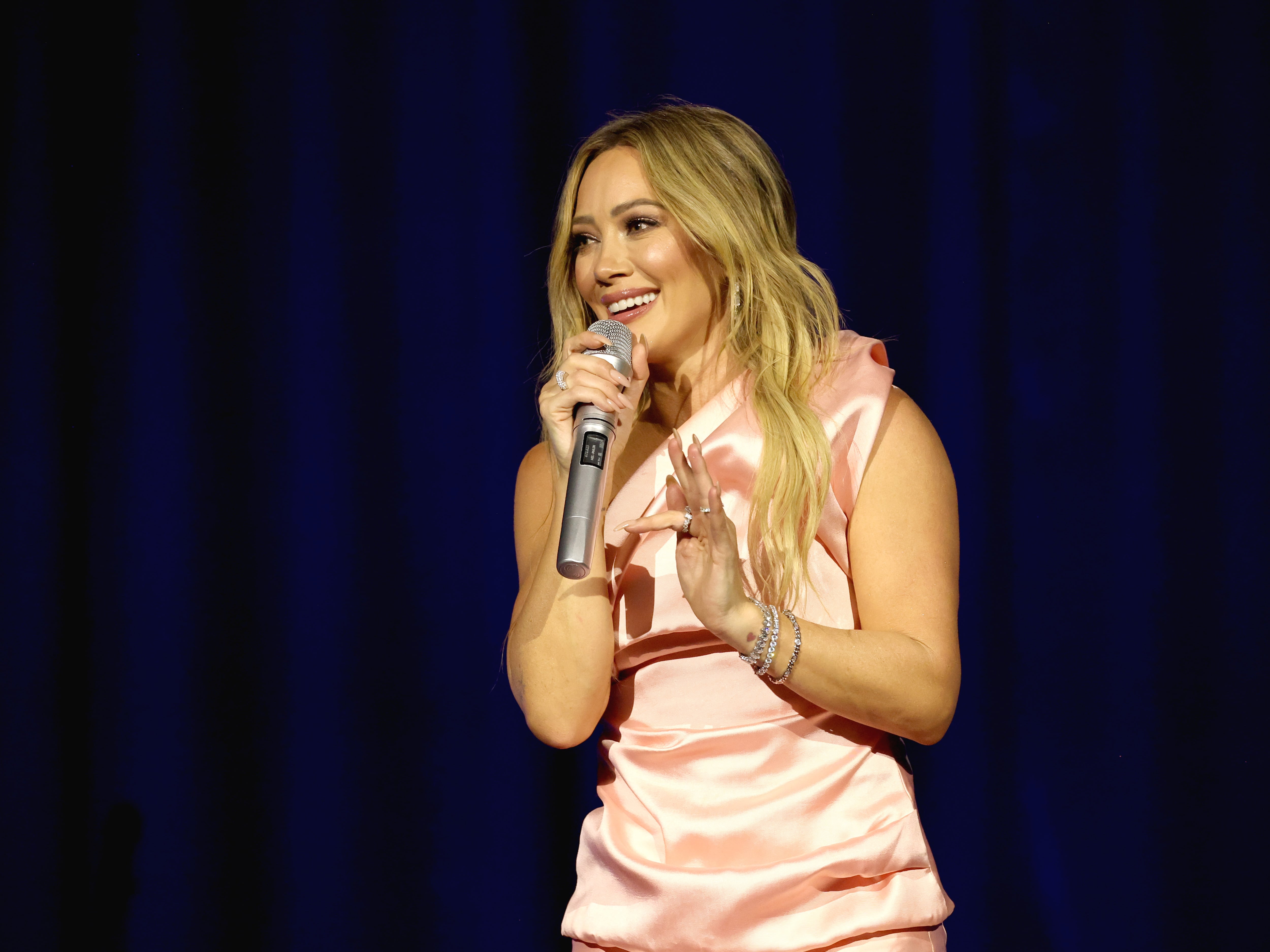 Hilary Duff en su concierto en Las Vegas