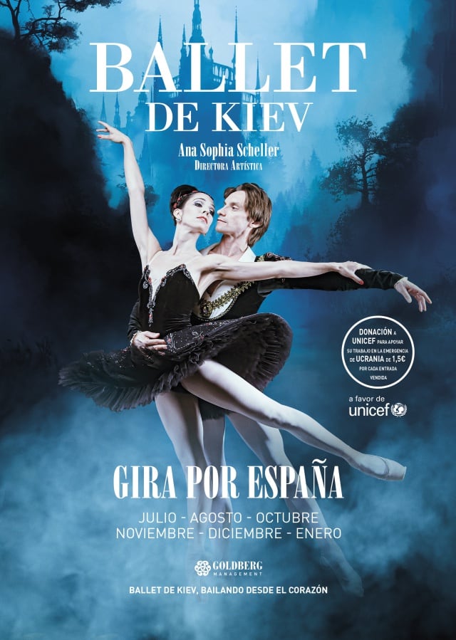 Cartel del Ballet de Kiev en España