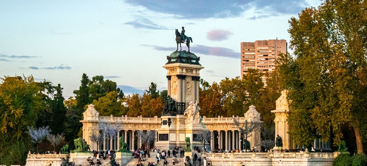 El Parque del Retiro en Madrid