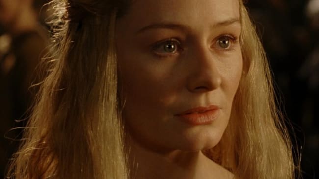 Mirando Otto como Éowyn en 'El Señor de los Anillos'
