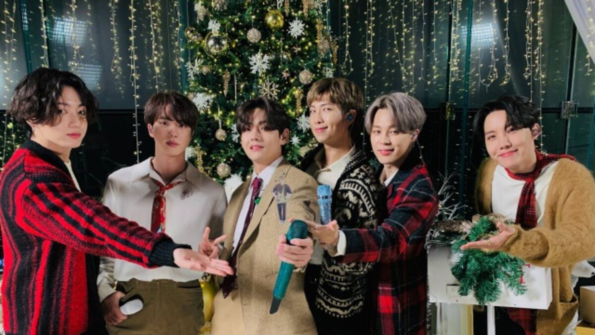 BTS celebra la Navidad a lo grande