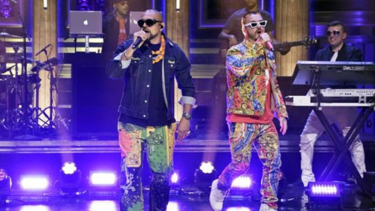 Así fue la presentación de J Balvin en el programa de Jimmy Fallon