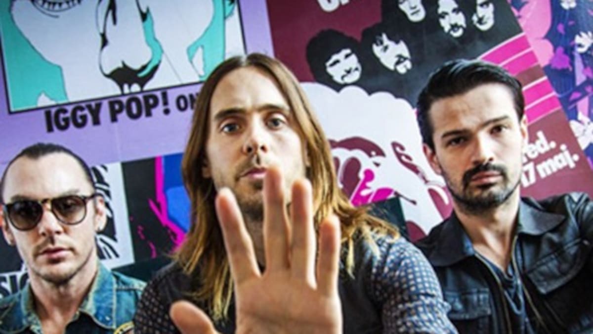 Anuncio de 30 Seconds to Mars