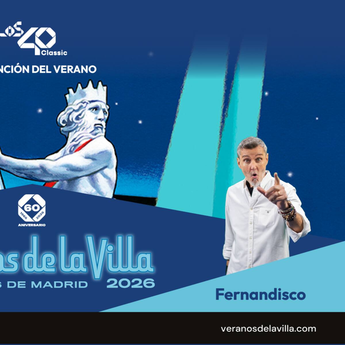 LOS40 Classic te invita a disfrutar de las canciones del verano en los Veranos de la Villa de Madrid