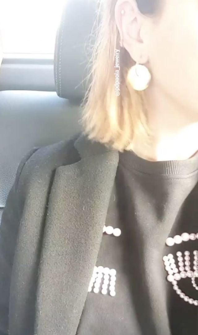 Blanca Suárez con una sudadera de Chiara Ferragni.