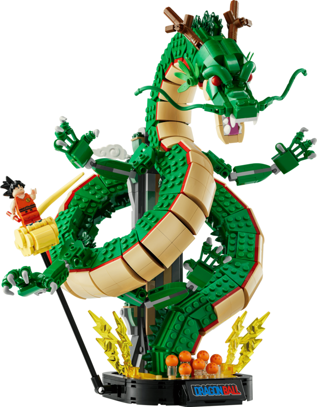 LEGO presenta su primer set de Dragon Ball con Shen-Ron y Goku como protagonistas.