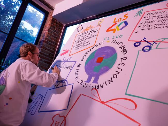 Gonzalo Muiño puso la creatividad al evento (foto: Jorge París).