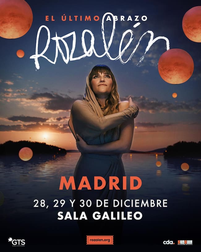 El cartel de 'El último abrazo', últimos conciertos de Rozalén antes de su descanso indefinido