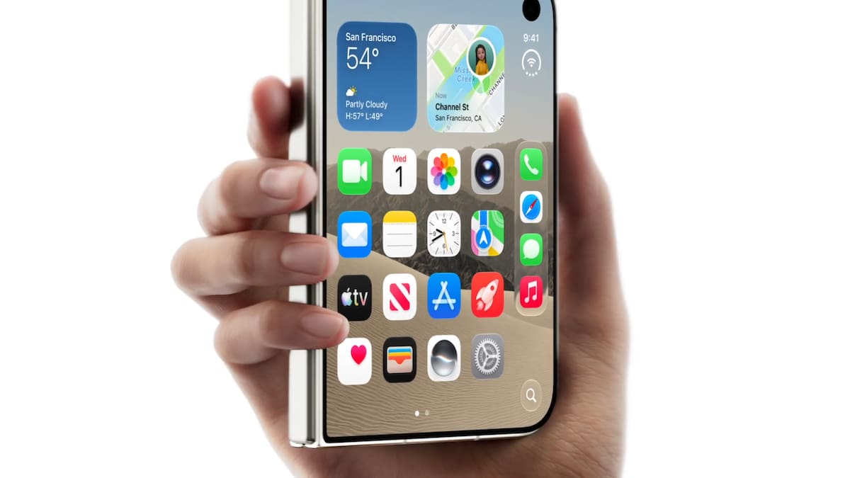 Así es el iPhone Duo, el primer plegable de Apple con doble pantalla y chip en 2 nm