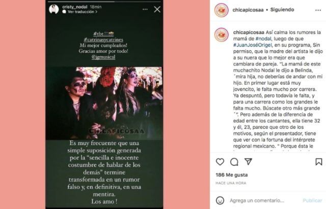 La mujer dejó en claro que esta contenta con la relación que tiene su hijo