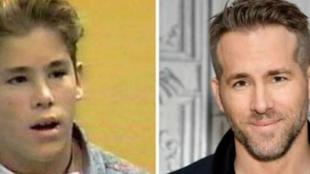Así lucían los famosos cuando eran adolescentes