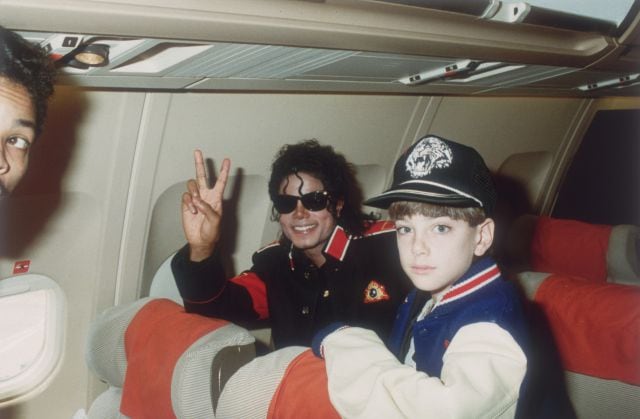 Michael Jackson y James Safechuck en 1988. 