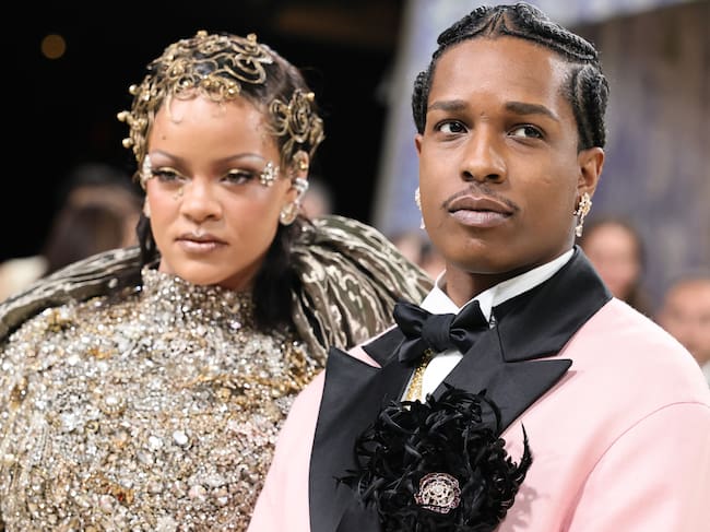 Rihanna y A$AP Rocky en la MET Gala, mayo de 2026.