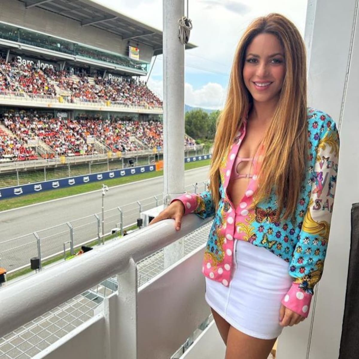 Shakira vuelve a Barcelona más sonriente que nunca