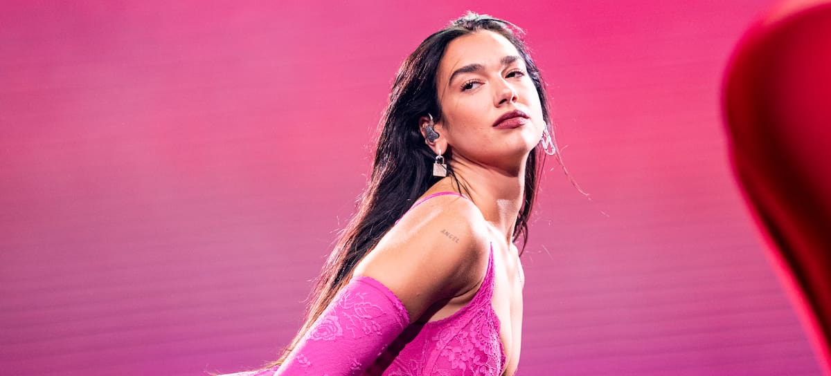 Dua Lipa en su última actuación en Madrid