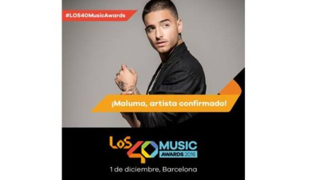 Maluma en #Los40MusicAwards