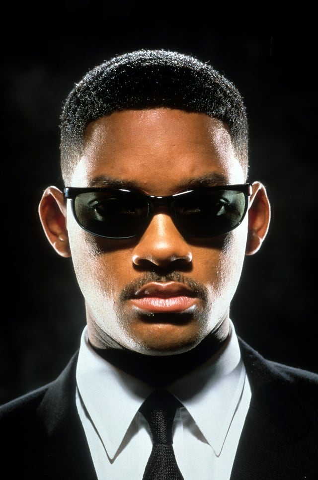 Will Smith, en un retrato promocional para &#039;Men In Black&#039;, 1997