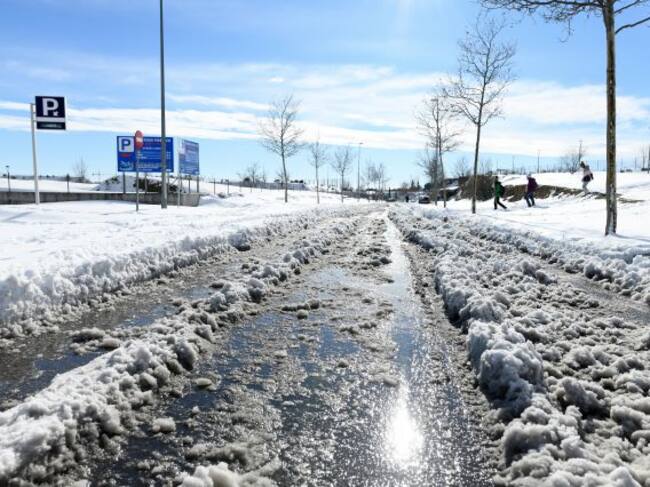 Estado de las carreteras tras la tormenta Filomena.