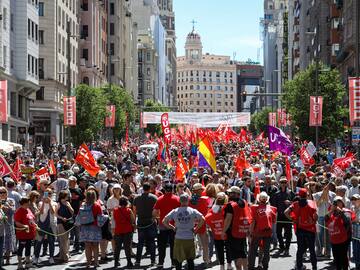 Manifestación del 1 de mayo por el Día del Trabajador 2024: horario, recorrido y calles cortadas