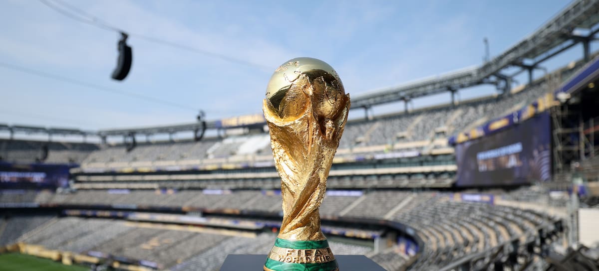El trofeo de la final del Mundial 2026.