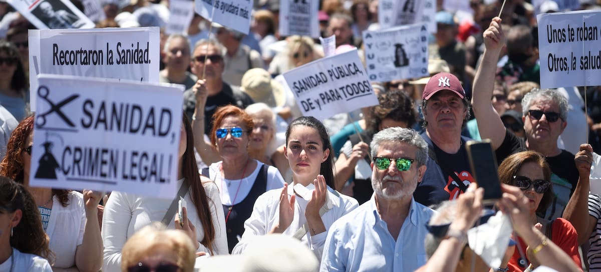 Huelga de médicos en Madrid
