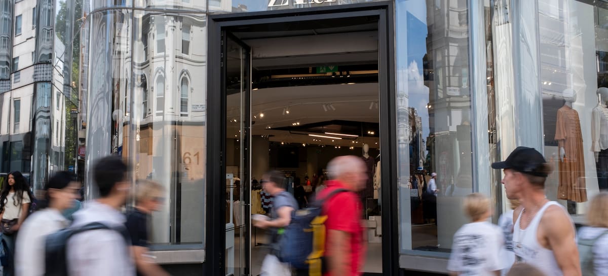 Fachada de una tienda de Zara