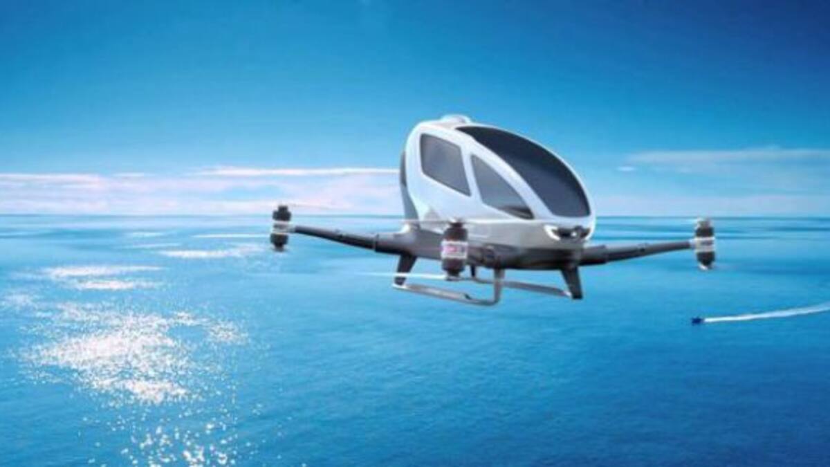 Crearán el primer Dron con pasajeros