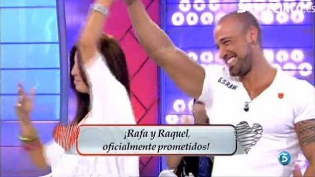 Rafa le pidió matrimonio a Raquel