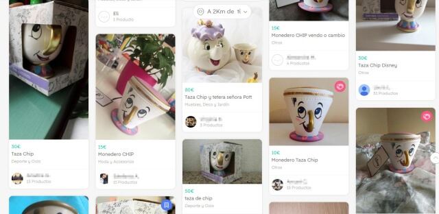 En Wallapop se puede encontrar la taza hasta por 50 euros, diez veces su precio.