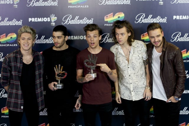 Niall Horan, Zayn Malik, Louis Tomlinson, Harry Styles y Liam Payne en LOS40 Music Awards 2014