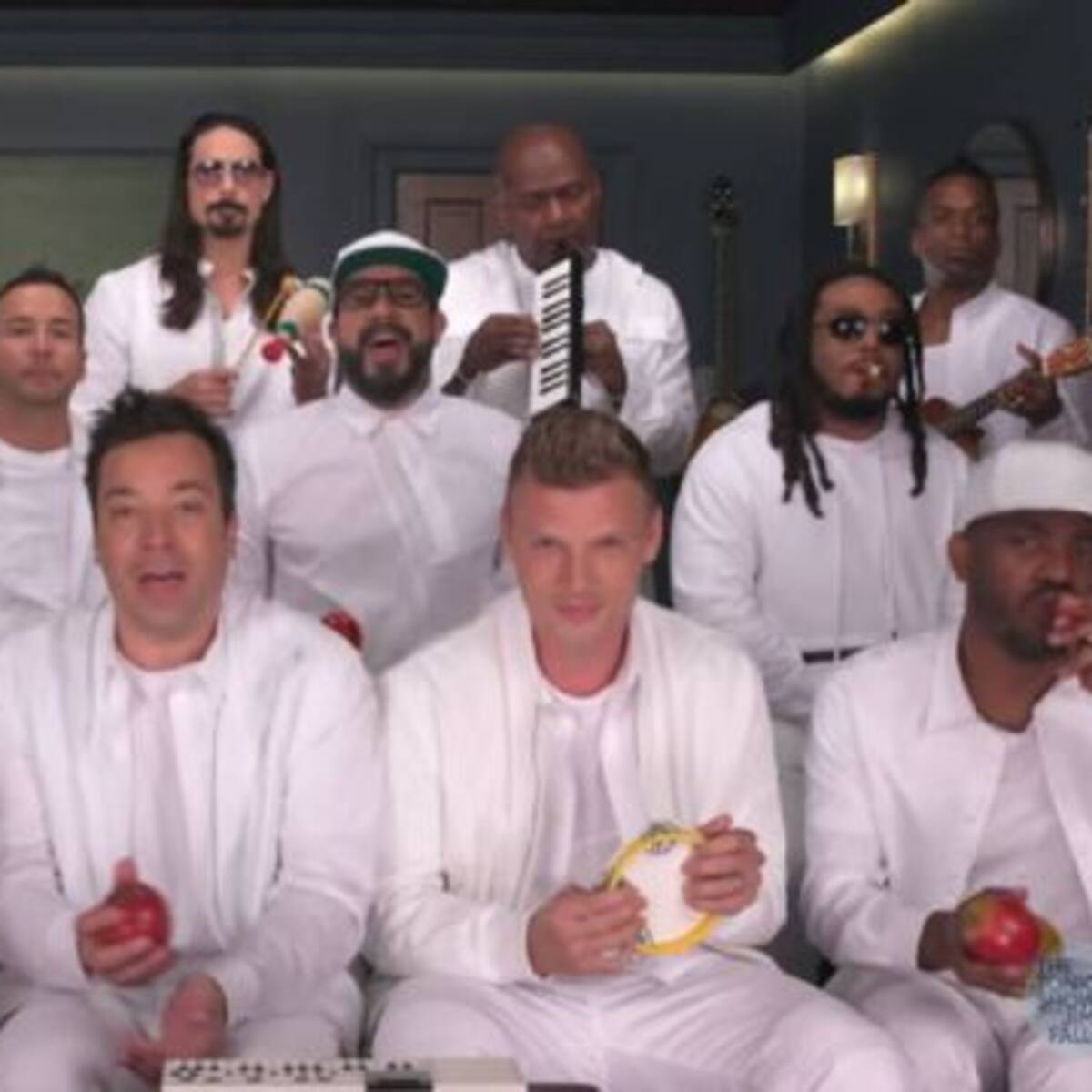 Los Backstreet Boys regresaron para hacer de las suyas con Jimmy Fallon