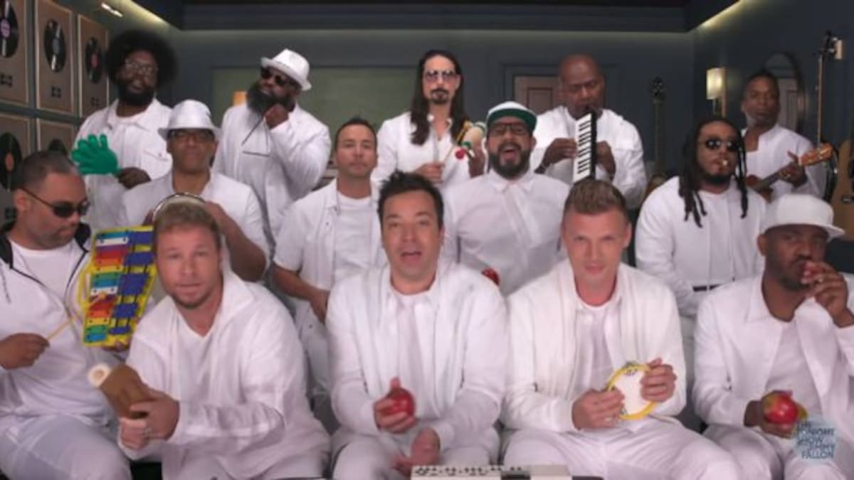 Los Backstreet Boys regresaron para hacer de las suyas con Jimmy Fallon